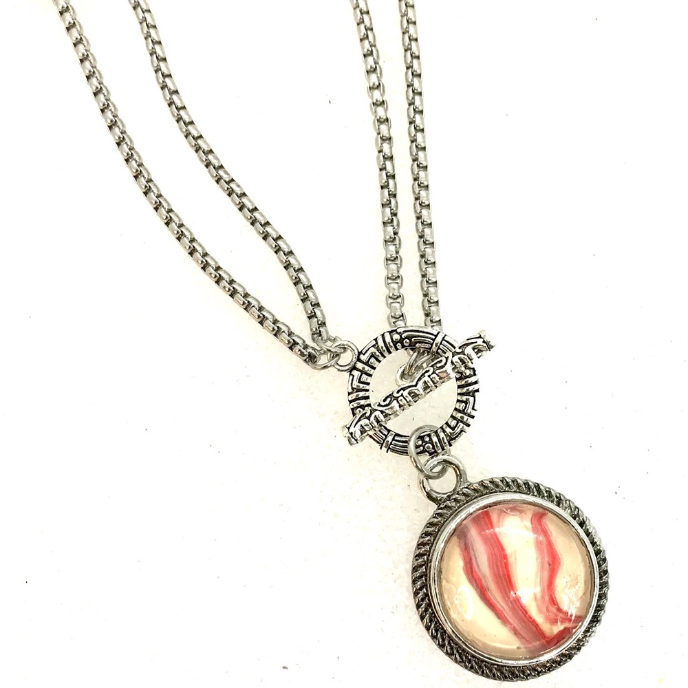 Necklace 20mm Snap Jewelry Stainless Steel SN20